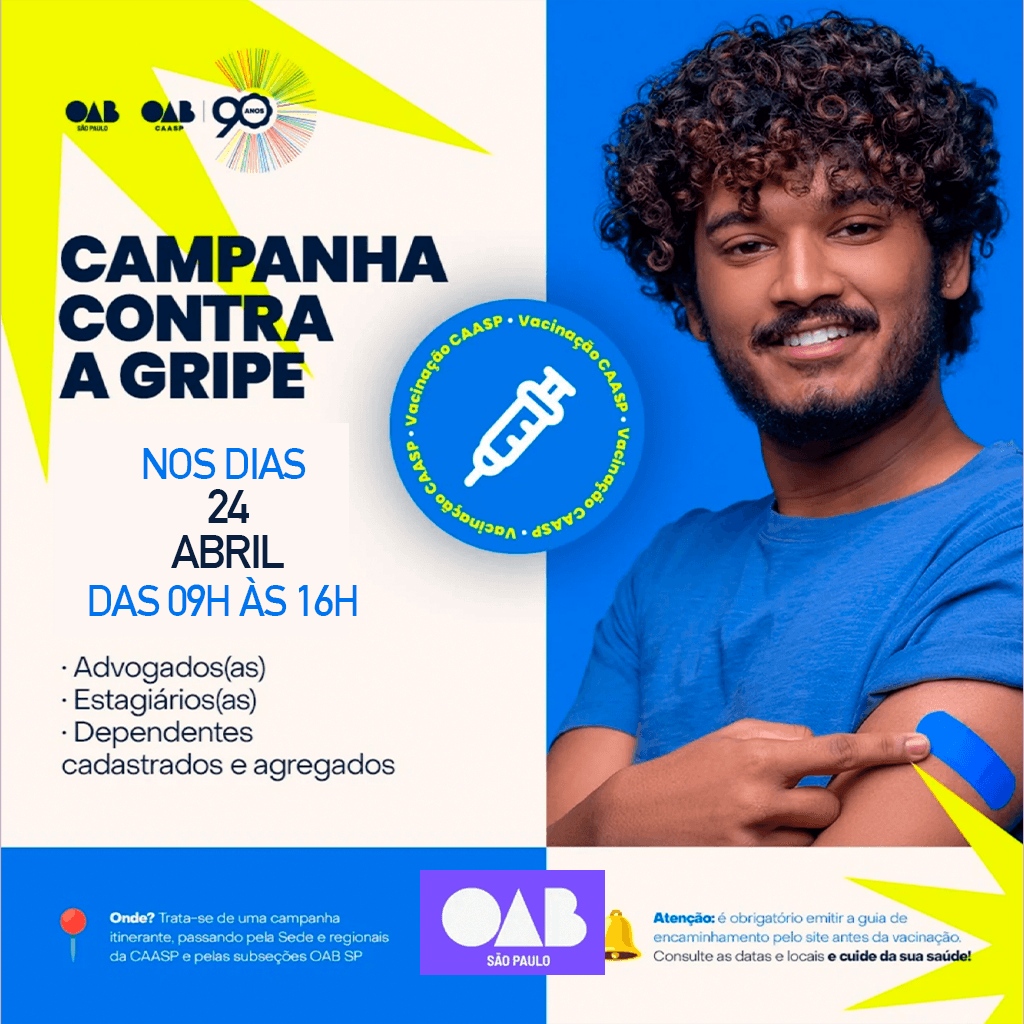 CAASP: Campanha de vacinação contra a gripe
