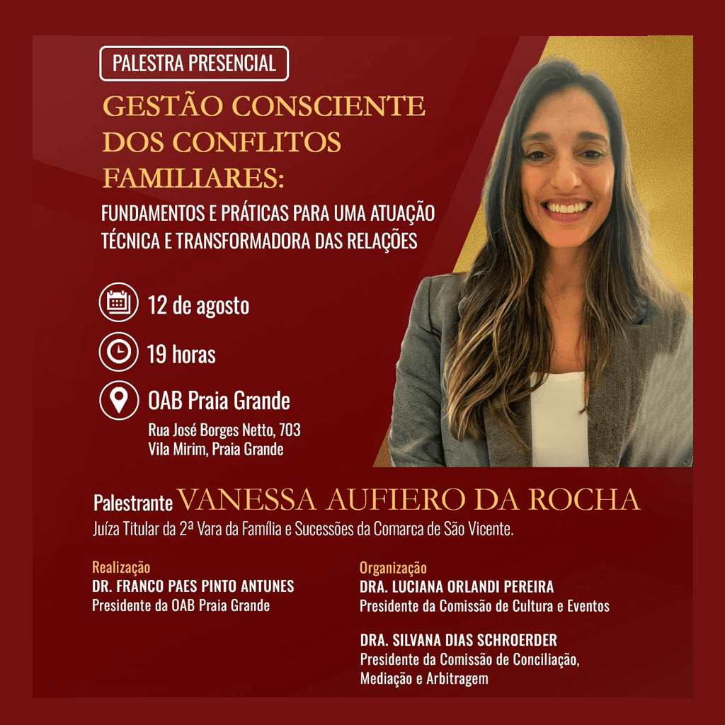 Gestão consciente dos conflitos familiares: Fundamentos e práticas para uma atuação técnica e transformadora das relações